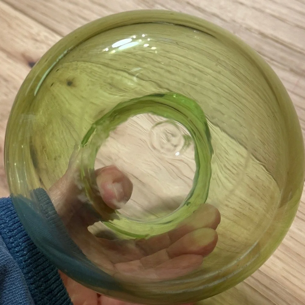 Unmarked hand blown